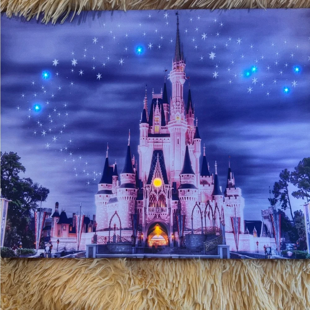 Disney Castle Wall Art - lights up - Picture 3 of 7